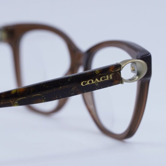 🕶️ New Coach HC6120 5035 Eyeglasses - Brown Frame 52mm - Picture 6 of 11